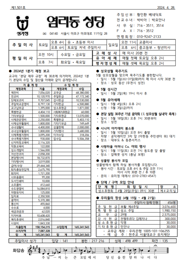 부활  제5주일